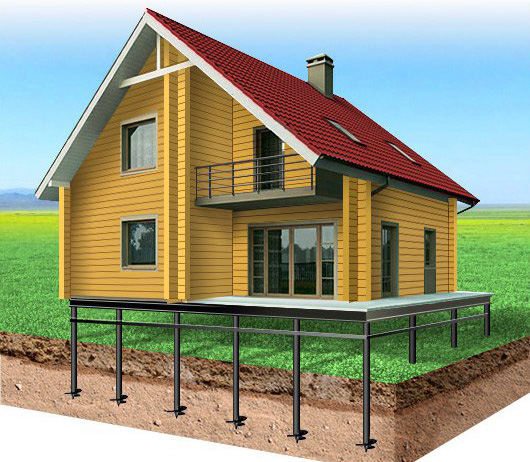 Используйте винтовые сваи для строительных проектов дома